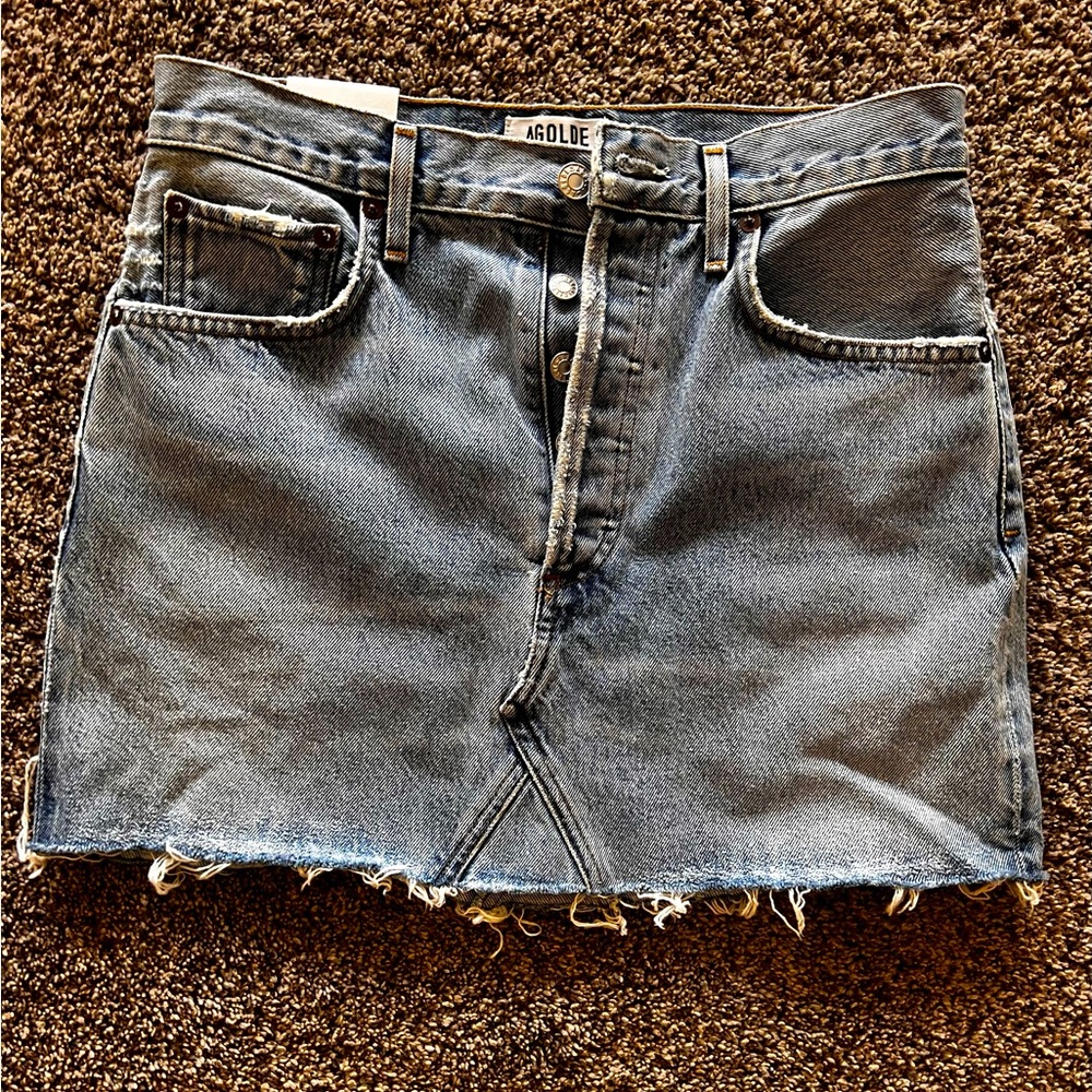 BNWT- Agolde Radar Quinn High Rise Mini Skirt size 27